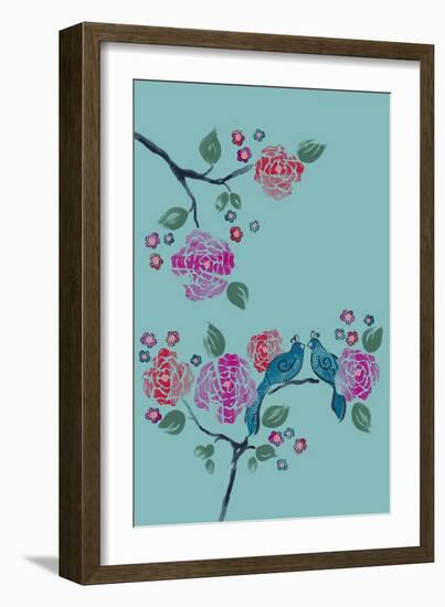 Love Birds-null-Framed Giclee Print