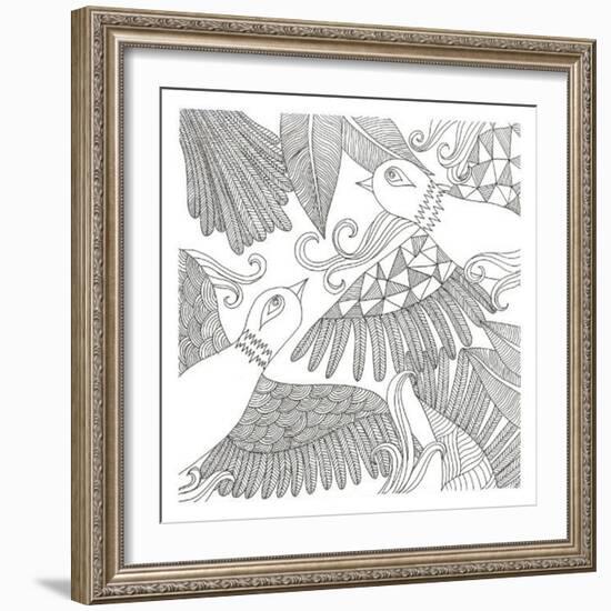 Love Birds-Pam Varacek-Framed Premium Giclee Print