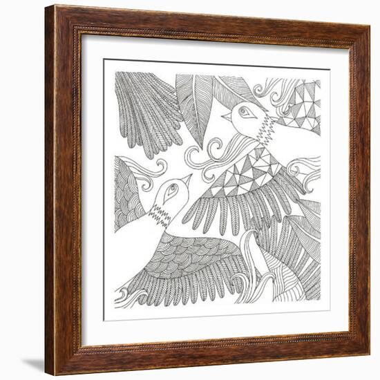 Love Birds-Pam Varacek-Framed Premium Giclee Print