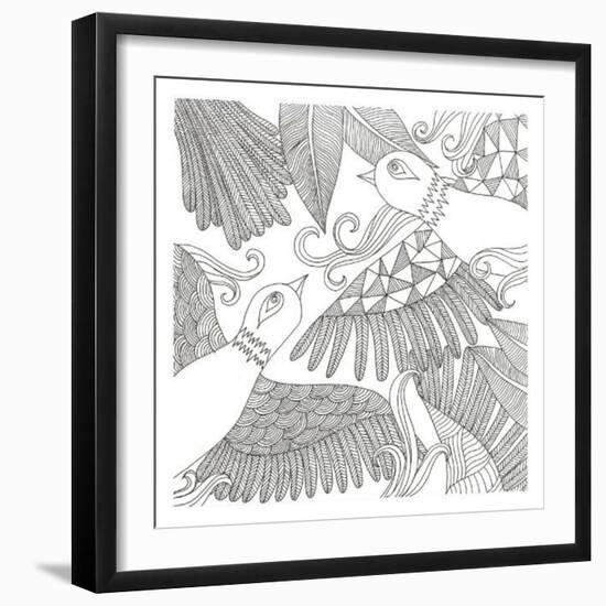 Love Birds-Pam Varacek-Framed Premium Giclee Print