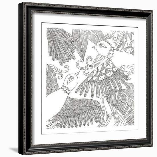 Love Birds-Pam Varacek-Framed Art Print