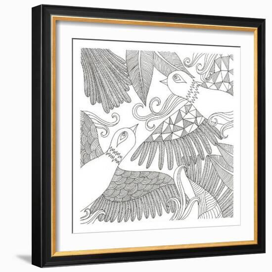 Love Birds-Pam Varacek-Framed Art Print