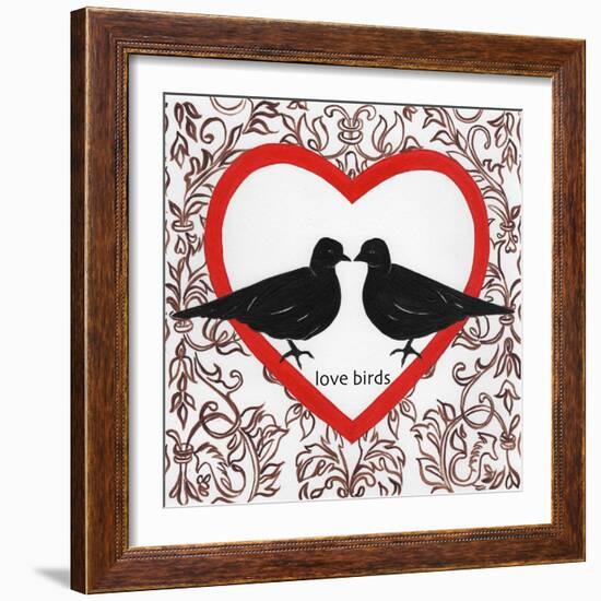 Love Birds-Gigi Begin-Framed Giclee Print