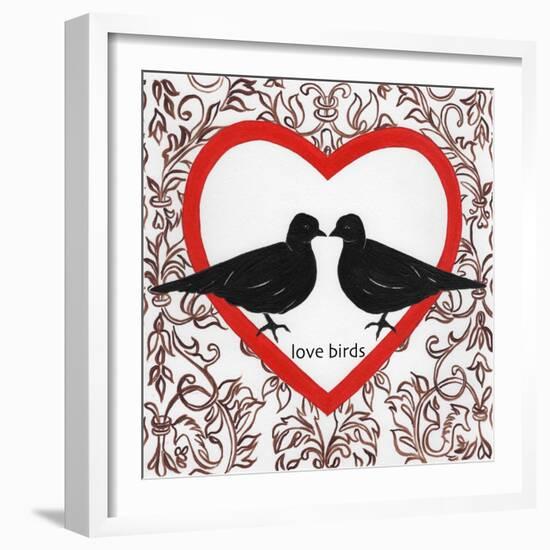 Love Birds-Gigi Begin-Framed Giclee Print