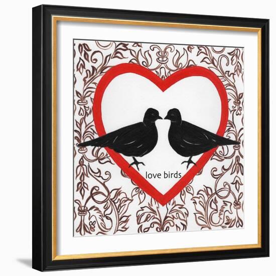 Love Birds-Gigi Begin-Framed Giclee Print