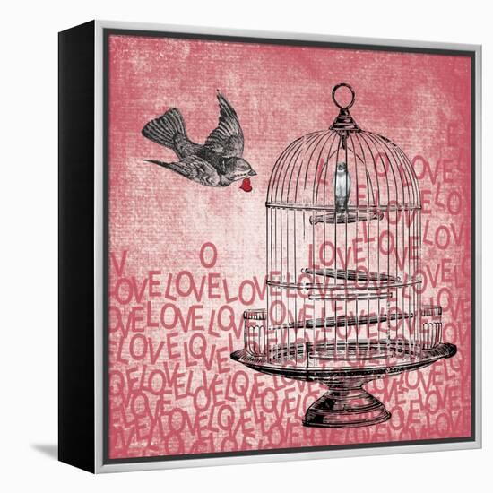 Love Birds-Erin Clark-Framed Premier Image Canvas