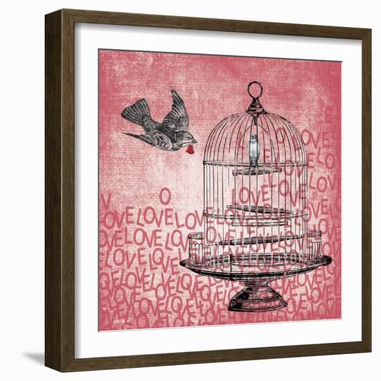 Love Birds-Erin Clark-Framed Giclee Print