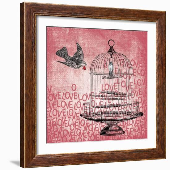 Love Birds-Erin Clark-Framed Giclee Print