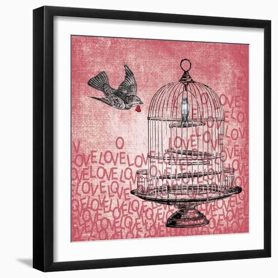 Love Birds-Erin Clark-Framed Giclee Print