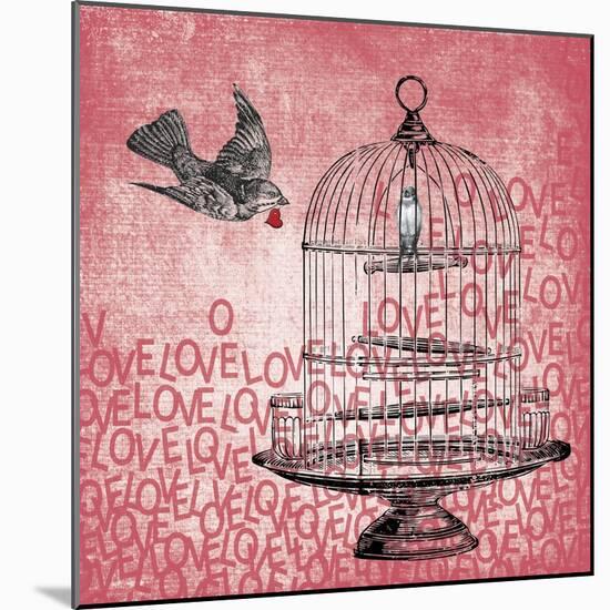 Love Birds-Erin Clark-Mounted Giclee Print