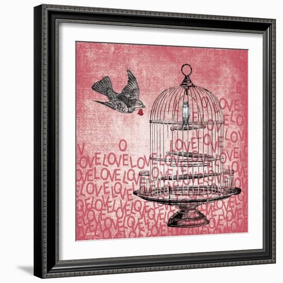 Love Birds-Erin Clark-Framed Giclee Print