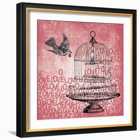 Love Birds-Erin Clark-Framed Giclee Print