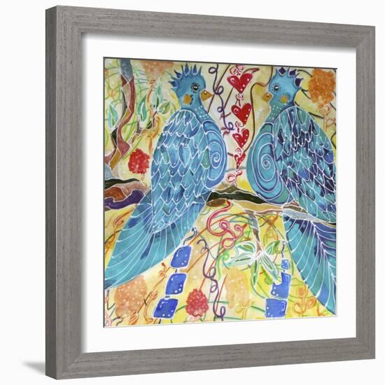 Love Birds-Lauren Moss-Framed Giclee Print