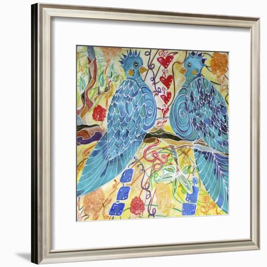 Love Birds-Lauren Moss-Framed Giclee Print