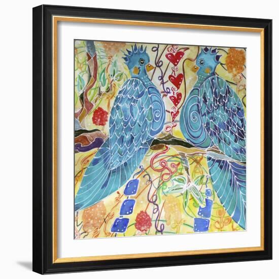 Love Birds-Lauren Moss-Framed Giclee Print