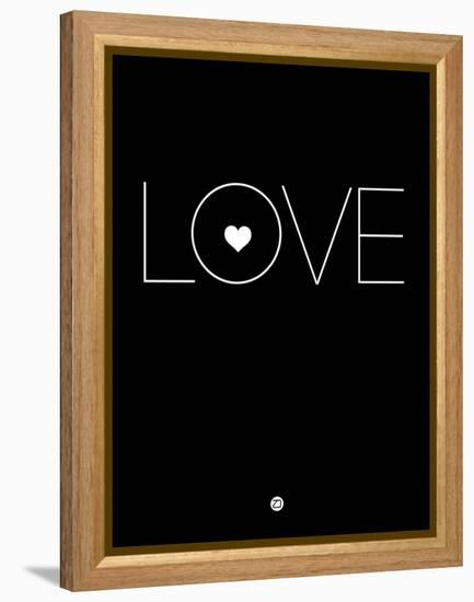 Love Black-NaxArt-Framed Stretched Canvas