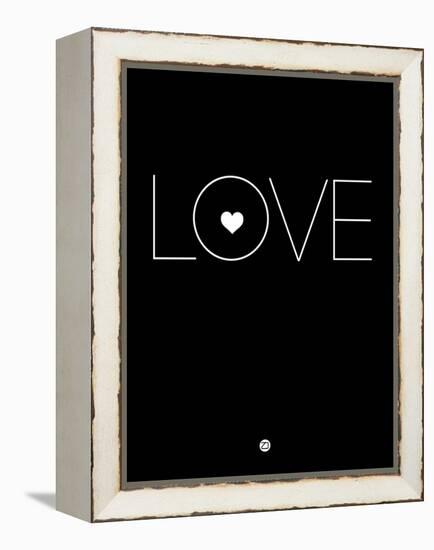 Love Black-NaxArt-Framed Stretched Canvas