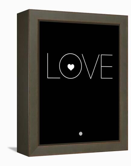 Love Black-NaxArt-Framed Stretched Canvas