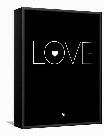 Love Black-NaxArt-Framed Stretched Canvas