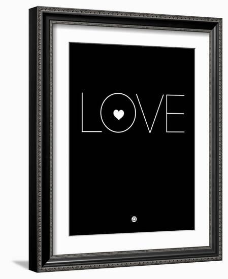 Love Black-NaxArt-Framed Art Print