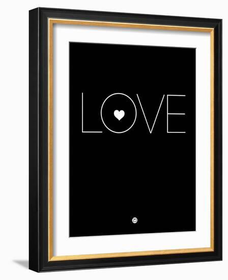 Love Black-NaxArt-Framed Art Print