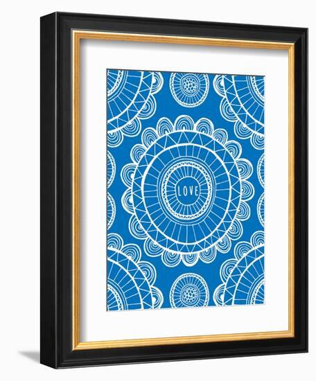 Love Blue-Susan Claire-Framed Premium Giclee Print