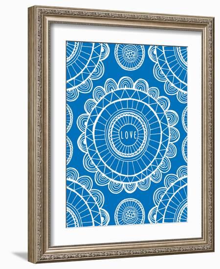 Love Blue-Susan Claire-Framed Art Print