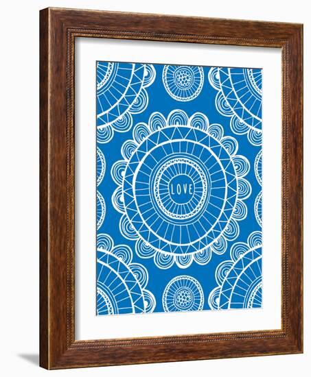 Love Blue-Susan Claire-Framed Art Print