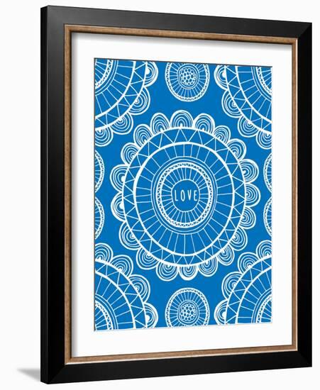 Love Blue-Susan Claire-Framed Art Print