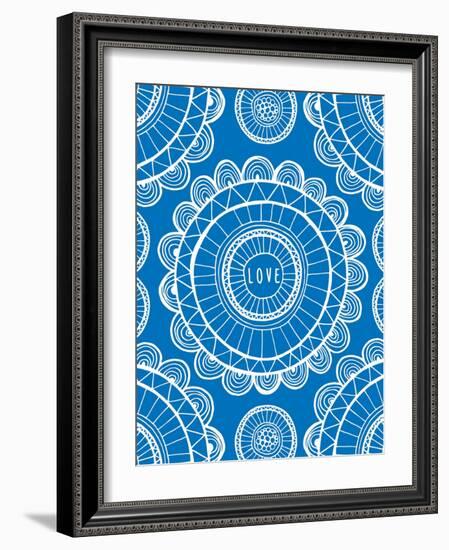 Love Blue-Susan Claire-Framed Art Print