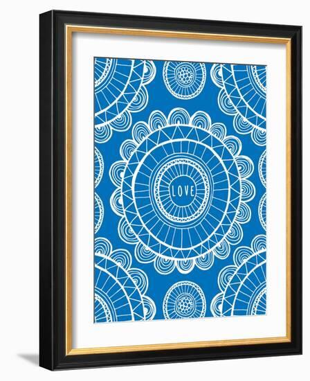 Love Blue-Susan Claire-Framed Art Print