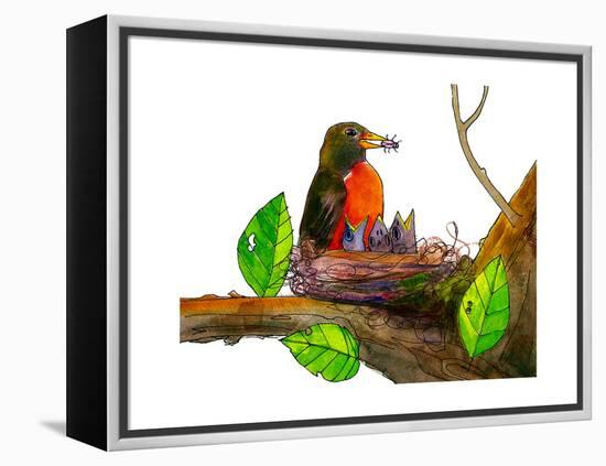 Love Bug-Blenda Tyvoll-Framed Premier Image Canvas