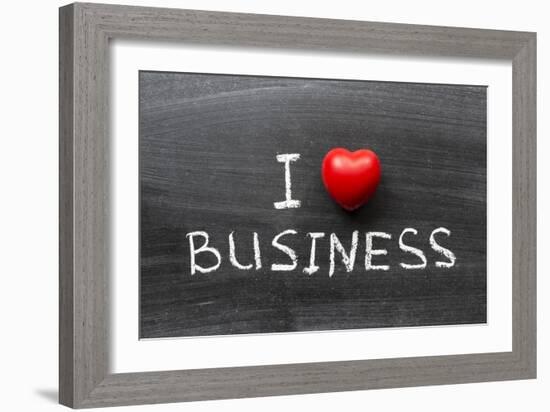 Love Business-Yury Zap-Framed Art Print