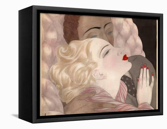 Love by Le Pape-Vintage Apple Collection-Framed Premier Image Canvas