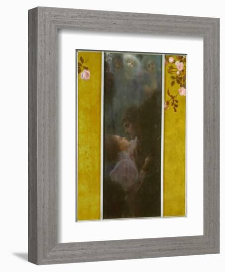 Love, c.1895-Gustav Klimt-Framed Art Print