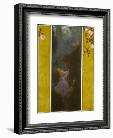 Love, c.1895-Gustav Klimt-Framed Art Print