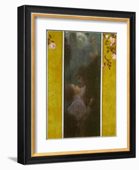 Love, c.1895-Gustav Klimt-Framed Art Print