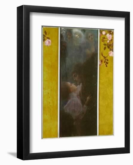 Love, c.1895-Gustav Klimt-Framed Art Print