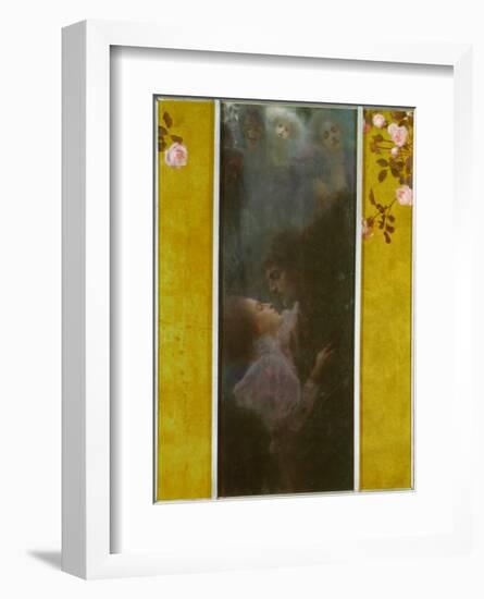 Love, c.1895-Gustav Klimt-Framed Art Print