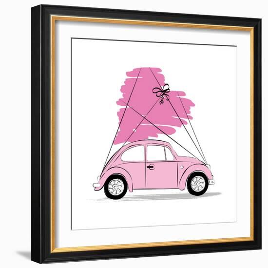 Love Car-Martina Pavlova-Framed Art Print