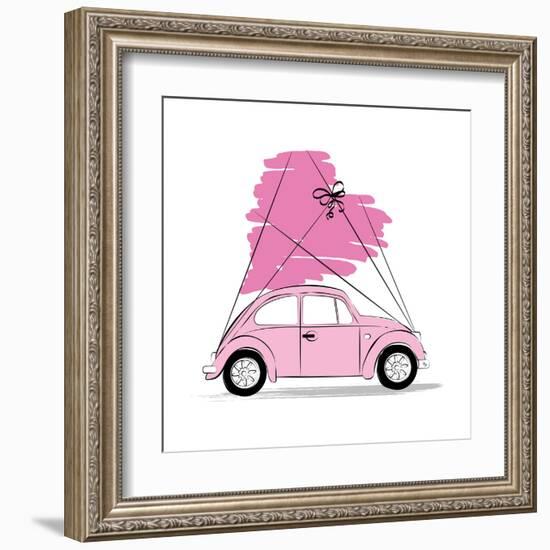 Love Car-Martina Pavlova-Framed Art Print