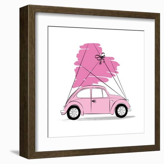 Love Car-Martina Pavlova-Framed Art Print