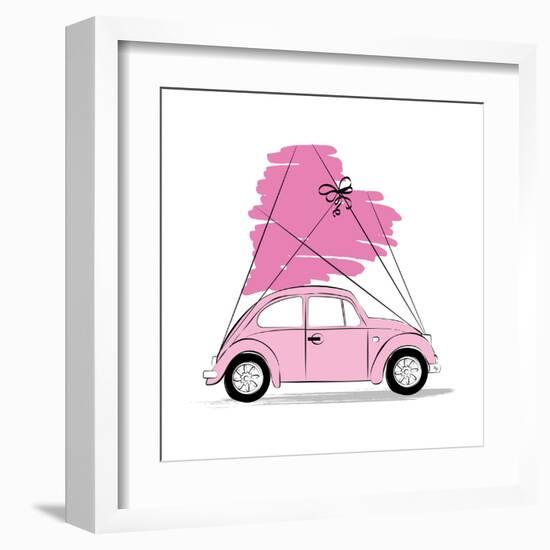 Love Car-Martina Pavlova-Framed Art Print