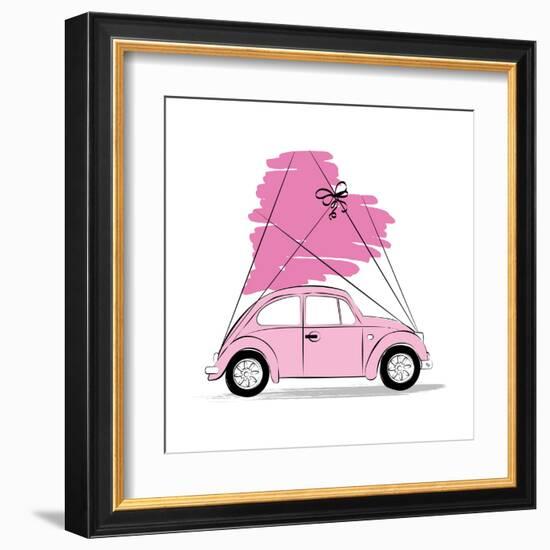 Love Car-Martina Pavlova-Framed Art Print