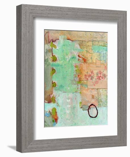 Love Circle Abstract-Blenda Tyvoll-Framed Premium Giclee Print