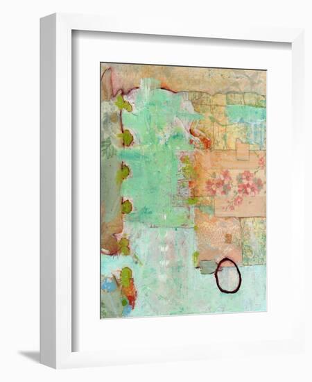 Love Circle Abstract-Blenda Tyvoll-Framed Premium Giclee Print