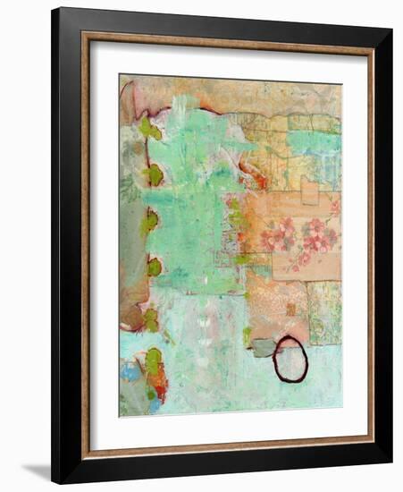 Love Circle Abstract-Blenda Tyvoll-Framed Art Print