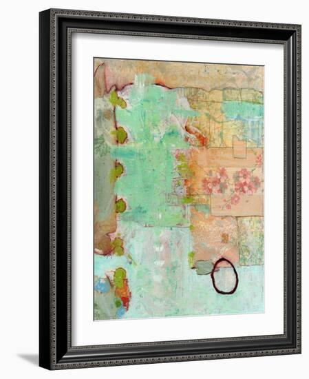 Love Circle Abstract-Blenda Tyvoll-Framed Art Print