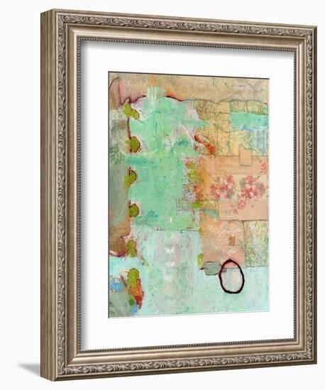 Love Circle Abstract-Blenda Tyvoll-Framed Art Print