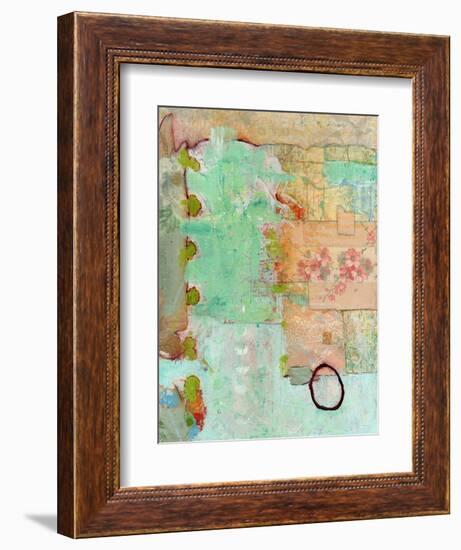 Love Circle Abstract-Blenda Tyvoll-Framed Art Print